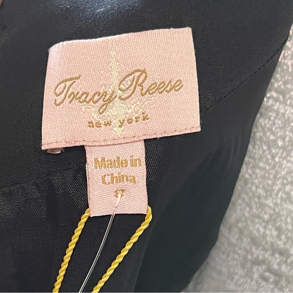 TRACY REESE -RARE- Silk Dress, retro inspired SIZE 8 - Picture 8 of 13